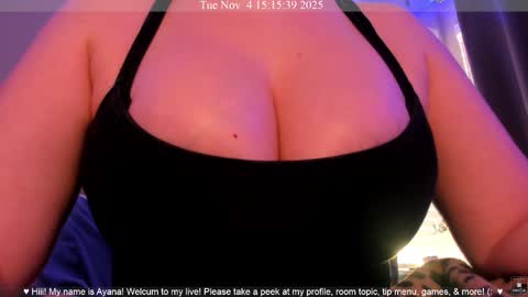 Ayana Delatorre online show from November 4, 11:15 pm