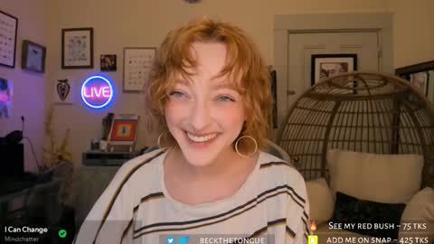 Beck the tongue online show from February 20, 11:49 pm