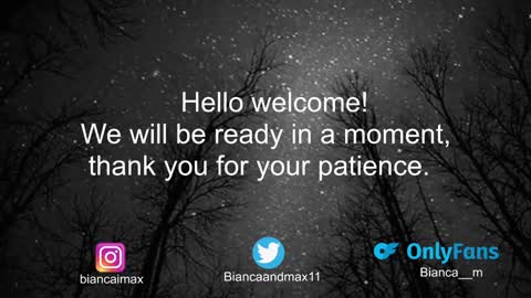 Snapshot of bianca_and_maxwell chatting on January 7, 11:45 pm bianca and maxwell online show from January 7, 11:45 pm