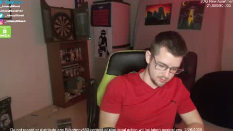 Snapshot of bigjohnny550 chatting on February 26, 11:15 pm Johnny D Good online show from February 26, 11:15 pm