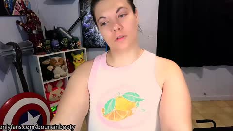 Snapshot of bouncinbooty chatting on February 8, 5:18 am Pumpkin Butt online show from February 8, 5:18 am
