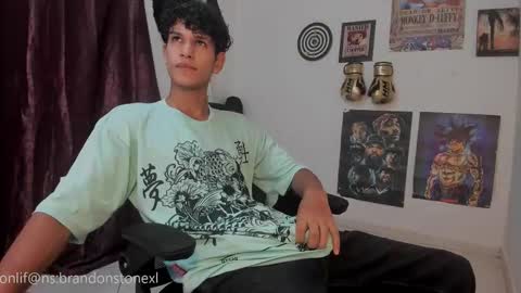 Snapshot of brandonstonexl chatting on October 9, 11:47 pm Brandon Stone online show from October 9, 11:47 pm