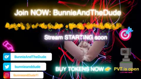 BUNNIE and THE DUDE TheLebowskis online show from November 9, 3:38 am