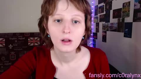 Snapshot of c0ralynx chatting on February 21, 9:11 pm C0ralynx online show from February 21, 9:11 pm