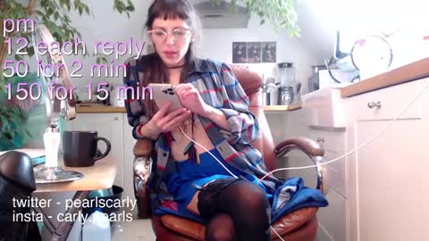 Snapshot of carlypearls chatting on January 20, 12:39 pm Carly Pearls online show from January 20, 12:39 pm