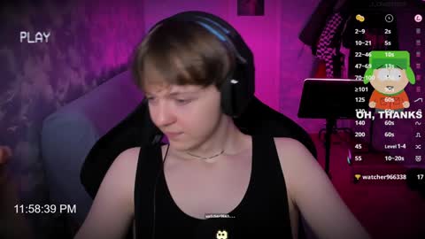 Snapshot of charonbaby1 chatting on January 23, 8:56 pm lynxy online show from January 23, 8:56 pm