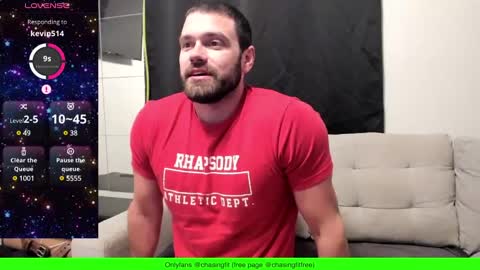 Snapshot of chasemason20 chatting on February 21, 10:48 pm Onlyfans chasingfit Instagram the arguer Twitter chasingfitOF online show from February 21, 10:48 pm