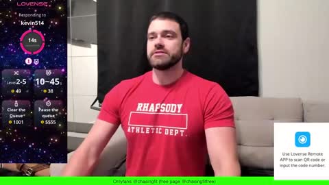 Snapshot of chasemason20 chatting on March 9, 11:25 pm Onlyfans chasingfit Instagram the arguer Twitter chasingfitOF online show from March 9, 11:25 pm