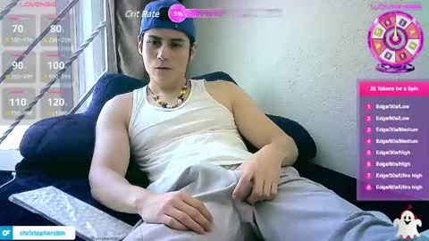 Snapshot of chrixtopherobin chatting on March 10, 6:12 pm Chrixtopherobin online show from March 10, 6:12 pm