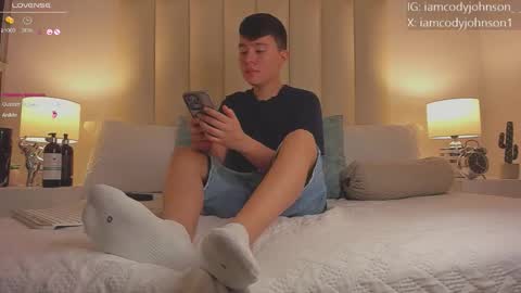 Snapshot of cody_johnsonn_ chatting on October 14, 7:47 pm CODY online show from October 14, 7:47 pm