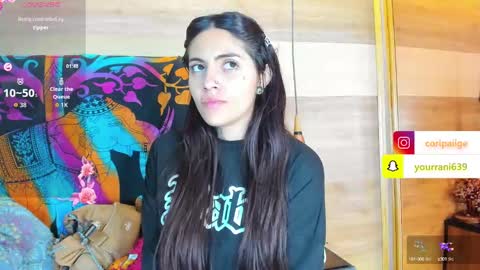 Snapshot of cori_paige chatting on October 5, 1:04 am Cori online show from October 5, 1:04 am