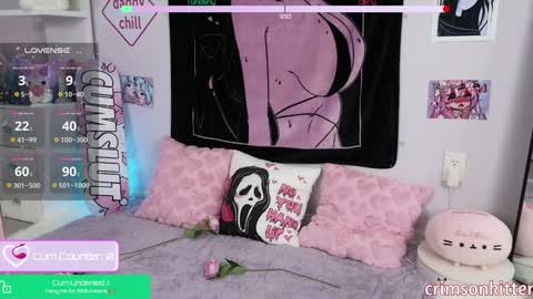 Snapshot of crimsonkitten chatting on February 1, 4:24 am Crimson Kitten online show from February 1, 4:24 am