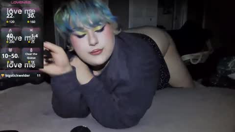Snapshot of curvygothfemboy chatting on February 2, 6:58 am Curvygothfemboy online show from February 2, 6:58 am
