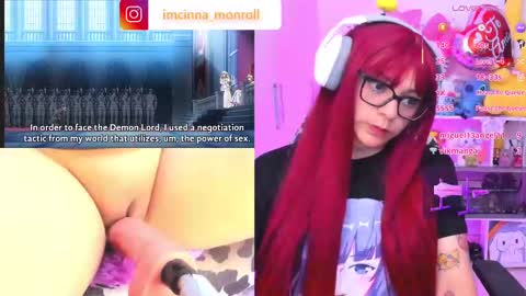 Snapshot of cutecinamonroll chatting on September 18, 4:58 am Cinna independent model online show from September 18, 4:58 am