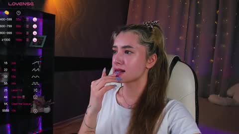 Snapshot of darlabelle chatting on March 9, 4:27 am Belle online show from March 9, 4:27 am