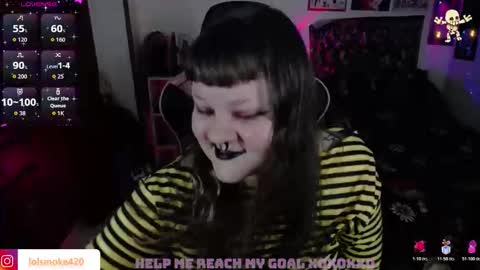 Snapshot of destroyall420 chatting on November 13, 11:47 pm Lola Bdsm and fries online show from November 13, 11:47 pm