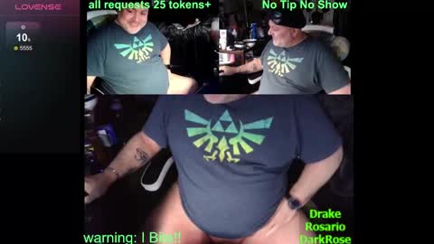 Drake D Vamp aka Drake DarkRose online show from January 13, 6:49 am