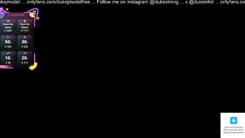 Snapshot of duke_j chatting on November 22, 2:43 am DUKE J online show from November 22, 2:43 am