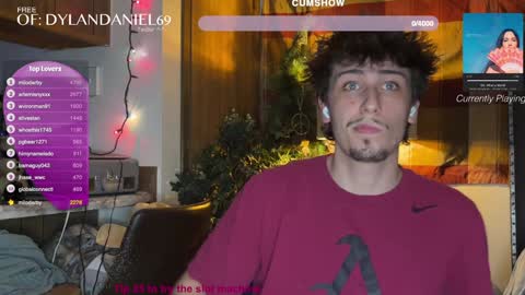 Dylan Daniel 7.8 online show from December 4, 7:17 am