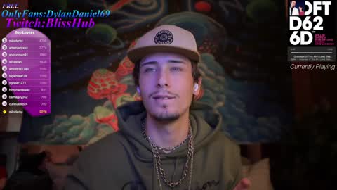 Dylan Daniel 7.8 online show from December 13, 8:15 pm