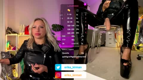 Erika      online show from January 24, 12:20 pm