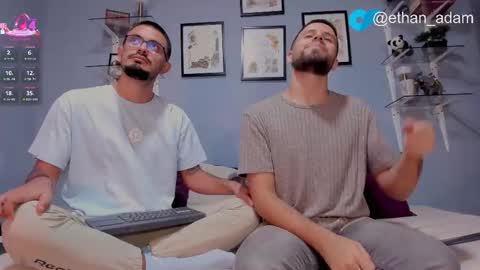 Snapshot of ethan_adam chatting on February 5, 12:48 am ADAM TAYLOR ETHAN CAMBAL INDEPENDENT MODELS online show from February 5, 12:48 am