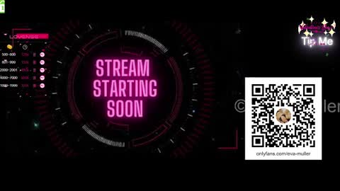 Snapshot of eva69muller chatting on February 14, 7:44 pm Eva  next show  8pm CEST AMST online show from February 14, 7:44 pm