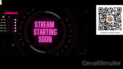 Snapshot of eva69muller chatting on February 22, 7:58 pm Eva  next show  8pm CEST AMST online show from February 22, 7:58 pm