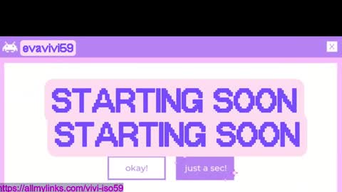 Snapshot of evavivi59 chatting on October 2, 2:40 am Vivi online show from October 2, 2:40 am