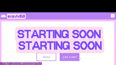 Snapshot of evavivi59 chatting on October 9, 2:42 am Vivi online show from October 9, 2:42 am