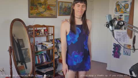 Snapshot of fernydew chatting on February 25, 2:03 am Fern next stream 430pm Monday PST online show from February 25, 2:03 am