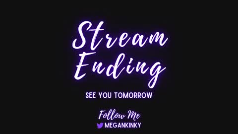 Snapshot of fetishkinkymegan chatting on January 22, 7:56 pm kinky Megan Draven online show from January 22, 7:56 pm