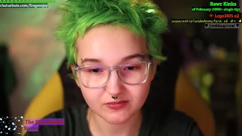 Snapshot of frogessjay chatting on February 12, 7:24 pm Jaywise Frogfoot online show from February 12, 7:24 pm