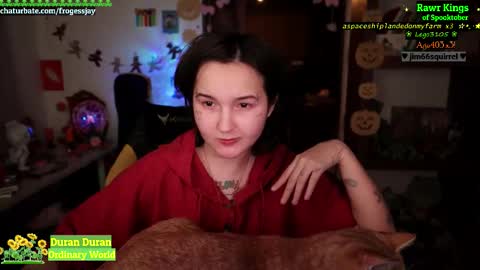 Snapshot of frogessjay chatting on October 13, 9:37 pm Jaywise Frogfoot online show from October 13, 9:37 pm