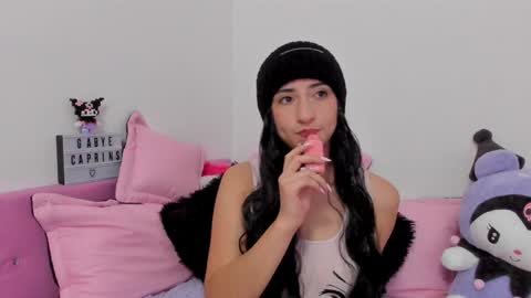 Snapshot of gabyye_capprins chatting on January 14, 11:48 pm gabyye capprins online show from January 14, 11:48 pm