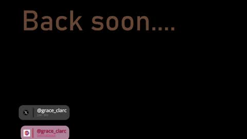 Grace clarc online show from April 2, 2:58 pm