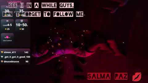 Snapshot of hairyandsexysalma chatting on January 28, 7:53 am SALMA online show from January 28, 7:53 am