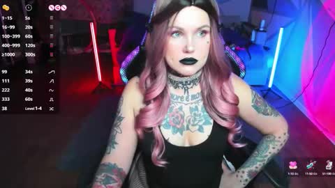 Snapshot of hannah_chaos chatting on September 19, 12:23 am Hannah online show from September 19, 12:23 am