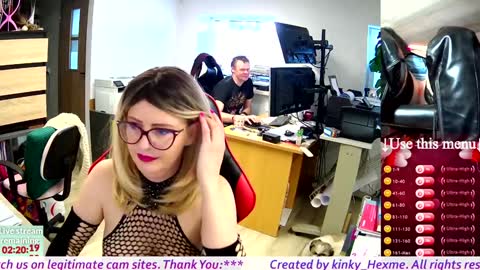 Snapshot of hexme_kinky_office chatting on February 4, 9:38 am hexme_kinky_office online show from February 4, 9:38 am