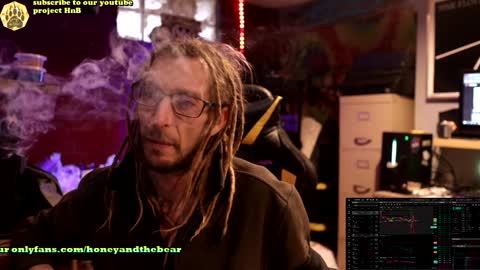 Snapshot of honeyand_thebear chatting on December 19, 1:07 pm Honey and Bear online show from December 19, 1:07 pm