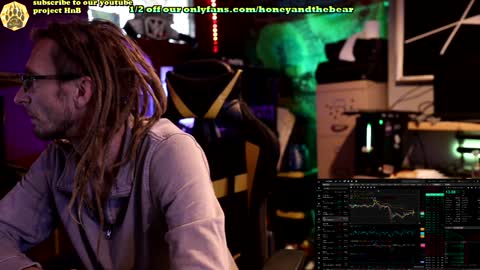 Snapshot of honeyand_thebear chatting on January 29, 1:07 pm Honey and Bear online show from January 29, 1:07 pm