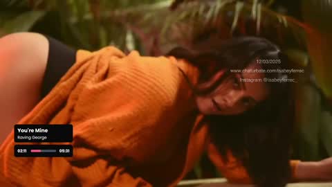 Snapshot of isabeyferrec chatting on March 12, 9:45 pm ISABEY online show from March 12, 9:45 pm