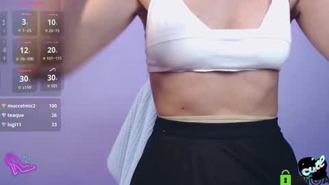 Snapshot of izzy_cam chatting on December 7, 8:55 am Queen of nylon Victoria online show from December 7, 8:55 am