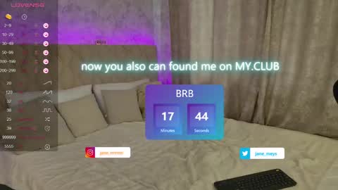 Snapshot of jane_meys chatting on March 10, 8:15 am your kitty JANE roawww online show from March 10, 8:15 am