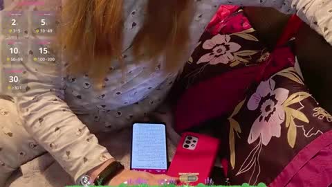 Snapshot of josieb68 chatting on February 20, 6:17 am CornishCougar online show from February 20, 6:17 am