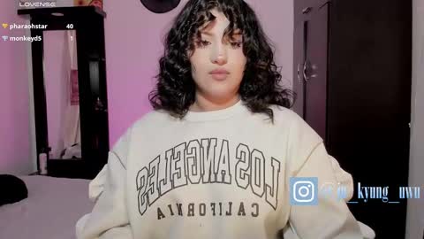 Snapshot of ju_kyung chatting on December 17, 7:50 am Ju Kyung online show from December 17, 7:50 am