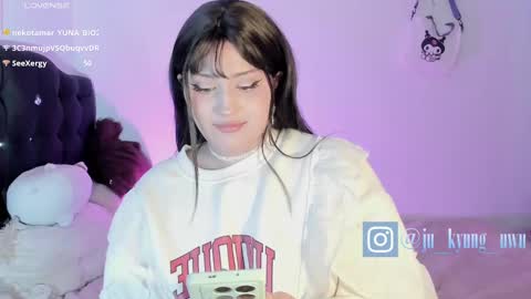 Snapshot of ju_kyung chatting on February 10, 11:04 am Ju Kyung online show from February 10, 11:04 am