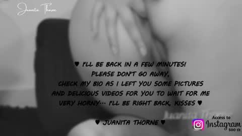 Snapshot of juanita_thorne1 chatting on November 15, 9:54 pm JUANITA THORNE 2 online show from November 15, 9:54 pm