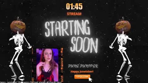 June Juniper online show from October 6, 11:24 pm