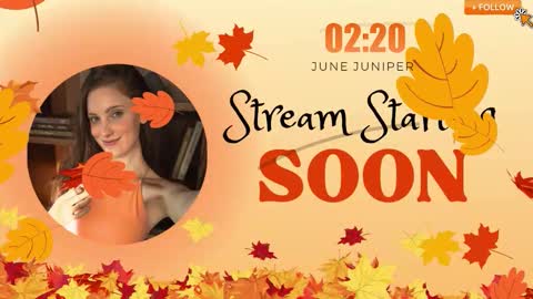 June Juniper online show from November 9, 12:31 am